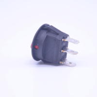 Spot produit interrupteur à bascule 6A 250vac interrupteur d'alimentation bascule on off sur 3 broches interrupteur à bascule rond