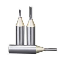 Fraise CNC de haute précision TCT droite en acier à haute teneur en carbone non revêtue, pour machines à bois, personnalisable OEM, Hot Mills CR