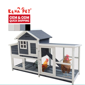 Wholesale Luxury Wooden Breathable Waterproof <b>Large</b> Rabbit Cage House Chicken Coop - Product Image 5