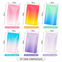 En Stock, Bolsas de Mylar Metalizadas y Laminadas con Sellado Trasero, 100 Unidades por Bolsa, para Empaque de Cartas de Juego