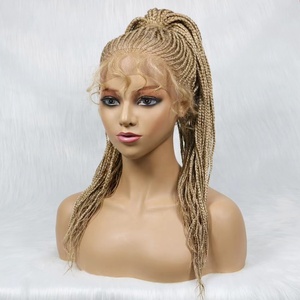 <span class=keywords><strong>Jennifer</strong></span>-perruque Lace Frontal Wig, perruque originale tressée en Cornrow, Vedor, vente en gros - Product Image 3