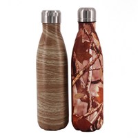 Gourde isotherme en acier inoxydable à double paroi écologique pour le camping, avec isolation thermique de 6 à 12 heures et logo personnalisé