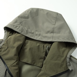 Chaqueta Anorak Utilitaria de Camuflaje Estilo Americano Vintage para Hombre, Oversize, Tipo Pullover, Ropa de Trabajo, Urbana, Casual, de Invierno, con Media Cremallera - Product Image 3