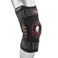 Genouillère en néoprène épaisse et respirante, stabilisateur de protection de base, fermeture réglable à boucle auto-agrippante, unisexe, pour le sport et l'arthrite