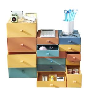 Organisateur de bureau empilable pour la maison, boîtes de rangement mignonnes pour stylos, organiseur de tiroir – Vente en gros - Product Image 1