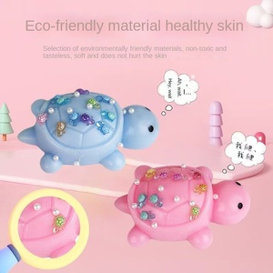 Hapu Factory's Cute Lovely Turtle Shape Soft Plastic Squeeze Toys Sensory Slow <b>Rebound</b> Stress Relief Cartoon for Children - Product Image 6