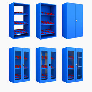 وحدة تخزين معدنية قابلة للتعديل تصميم حديث مسدس فولاذية مقاومة للحريق خزانات كبيرة للمنزل والمكتب والمدرسة والمستشفيات - Product Image 3