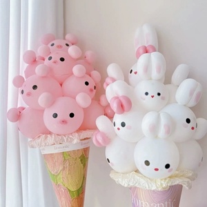 Ice Cream <b>Balloon</b> Bouquet Latex Bunny Cone Easter & Christmas Customizable Size DIY Inflatable Photo Prop for Outdoor Stall - Product Image 4