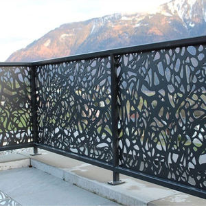 Seguridad al aire libre perforado corte láser privacidad valla Panel aluminio Metal barandilla - Product Image 2