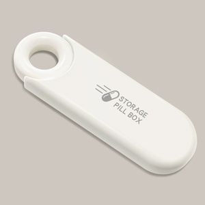Portapillole portapillole portatile contenitore per tasca 3 scomparti porta Medicine da viaggio compatte per tutti i giorni - Product Image 5
