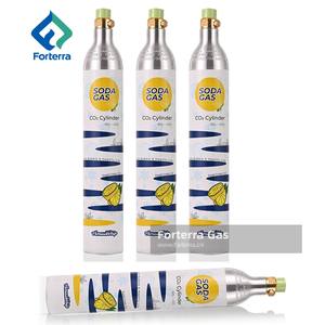 <span class=keywords><strong>Bouteille</strong></span> de gaz CO2 rechargeable en aluminium de 60 L (0,6 L) pour appareil à soda - Product Image 2