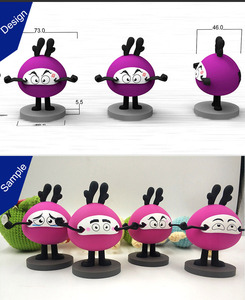 Produsen disesuaikan PVC <span class=keywords><strong>3D</strong></span> lem desain Dripping karet lembut boneka gantungan kunci mainan kartun kustom ODM Model untuk penggemar Anime - Product Image 2