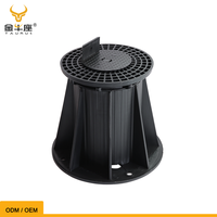 Support de poutre réglable haute performance Taurus pour structure de terrasse, balcon et revêtement de sol
