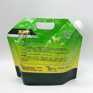 Pochette Doypack en aluminium 4L avec bec verseur et bouchon refermable, imprimée en couleur, pour emballage sécurisé et recyclable de produits chimiques liquides et aérosols - Product Image 4