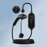 Chargeur EV portable direct d'usine 3.5KW 7KW Type1 Type2 AC EV Stations de charge pour voyager à l'extérieur