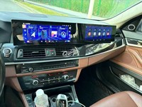 Autoradio multimédia Android à double écran 21 pouces avec CarPlay, GPS, navigation, stéréo pour BMW Série 5 F10 F11 2011-2017 système CIC NBT