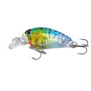 Aotuo Leurre dur flottant et nageur réaliste de 4,8 cm et 4 g, type mini crankbait, pour la pêche au bar et au zacco en eau douce - Meilleure vente - Product Image 3