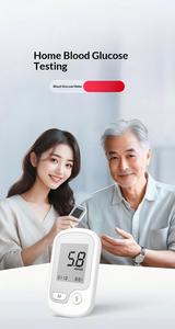 เครื่องวัดระดับน้ำตาลในเลือดและเครื่องวิเคราะห์กรดยูริก ราคาโรงงาน อุปกรณ์ตรวจเบาหวานสำหรับคลินิกและเครื่อง<span class=keywords><strong>ตรวจ</strong></span>วัดระดับน้ำตาลในเลือดที่บ้าน - Product Image 6