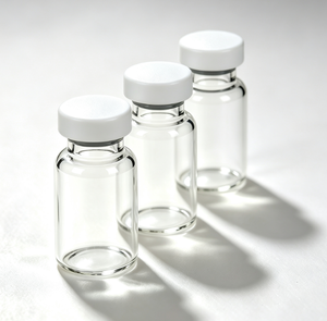 Flacons à sertir en verre borosilicate transparent avec couvercle en plastique blanc pur, mini-contenants en verre hermétiques pour l'artisanat et l'emballage d'échantillons d'articles quotidiens - Product Image 5