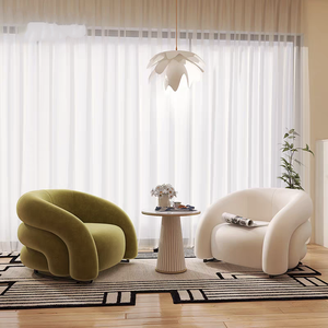 Light Luxury Single-Seater Leisure Sofa <strong>Chair</strong> for <strong>Small</strong> Spaces - Suitable for Living Rooms and <strong>Bedrooms</strong> - Product Image 1
