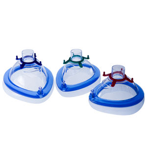 Masker Anestesi Medis PVC Sekali Pakai dengan Tali Cinco Point, Cincin Isolasi Cairan, Standar <span class=keywords><strong>CE</strong></span>, Umur Simpan 3 Tahun - Product Image 5