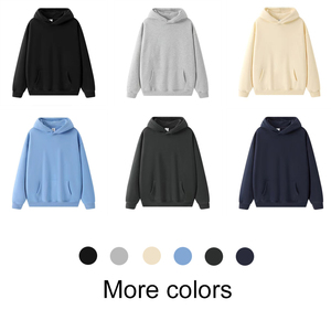 FC EU Kích thước 350 GSM tùy chỉnh thêu người đàn ông Áo Thun Hoodies số lượng lớn lông cừu phòng tập thể dục thả vai dập nổi hoodie hoạt động hàng đầu - Product Image 4
