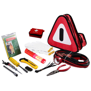 Kit d'urgence pour câbles <span class=keywords><strong>de</strong></span> démarrage automobile, style simple et léger, en tissu Oxford, certifié CE, avec fermeture éclair, pour assurance automobile - Product Image 4
