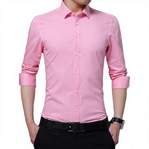 Chemise formelle pour hommes dernière mode à manches longues en gros OEM meilleure vente quantité minimale de commande bas prix pas cher conception personnalisée de haute qualité - Product Image 4