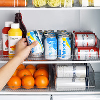 Yzl ZS206 — bacs organisateurs de réfrigérateur, distributeur de stockage de bouteilles d'eau en plastique, canettes Pop de Soda et support de boisson pour pantalon