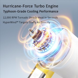 Ventilador Portátil Recargable 2026, Mini Ventilador de Mano con Pantalla, Viento Frío y Potente, 100 Velocidades - Product Image 6