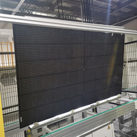 Panneau solaire tout noir 435W, 440W, 450W, en Stock en entrepôt en Europe, entrepôt de rotdam, panneau PV à cadre noir avec demi-cellule