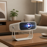 Projecteurs Q3 550 ANSI Android 14 Smart WiFi 1080p Prise en charge 4K Prêt 3D Cinéma Portable pour Home Cinéma avec Gimbal