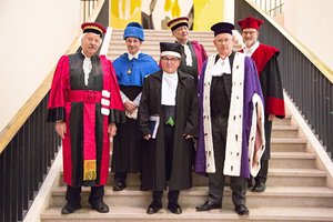 Tùy chỉnh Pháp Học Tập áo choàng Bộ PHD tốt nghiệp epitoges và toges mortiers đồng phục học sinh - Product Image 5