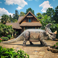 Modèle de dinosaure de Robot animatronique Standard de musée de haute qualité modèle de dinosaure animatronique en caoutchouc de silicone pour intérieur extérieur