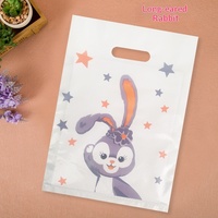 Sac fourre-tout en plastique PE imprimé avec logo pour l'emballage de vêtements pour enfants et de cadeaux