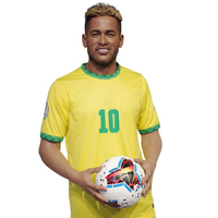 Figurine en silicone et cire de star de football sur mesure, imperméable, hyper réaliste, grandeur nature, pour la décoration de parcs à thème intérieurs