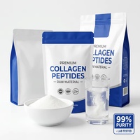 Poudre de peptides de collagène de poisson hydrolysé de qualité alimentaire pour adultes, riche en protéines, soutien immunitaire, anti-âge, beauté de la peau, supplément OEM en vrac