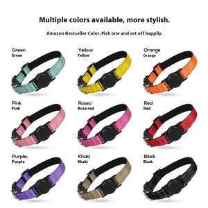Collier en nylon solide et écologique avec des caractéristiques <span class=keywords><strong>anti</strong></span>-étouffement et <span class=keywords><strong>anti</strong></span>-perte, décoration en rubans pour les chiens de grande race - Product Image 5