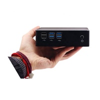Core i5 7267U Slim Mini PC Computadora de escritorio DDR3 8G 16GB RAM Ventana 8/10 Pantalla DUAL Nuc TV BOX HTPC