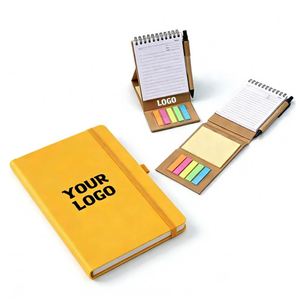 Wholesale Promo Gift Customized Personalized Logo Notebooks Eco Friendly Pu Leather Business Meeting Record Notebooks - Product Image 1