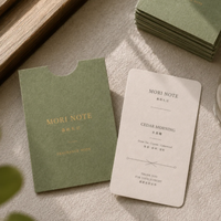 Enveloppe pour carte de remerciement en papier kraft et carton |   Ensemble de cartes de notes personnalisées avec logo imprimé, gaufrage, emballage cadeau écologique pour la vente au détail