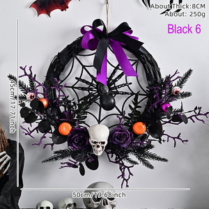 Nuevas Decoraciones de Halloween, Exquisitas Bolas de Plástico con Calaveras Horripilantes, Adornos Colgantes para Fiestas de Halloween, Estilo Americano - Product Image 6