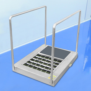Machine à laver les chaussures de type tambour CLW-B10P, nettoyeur de semelles à rouleaux pour salle blanche de 1 mètre, équipement intégré de nettoyage de chaussures - Product Image 2