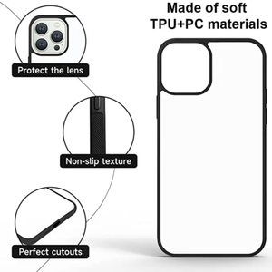 2D thăng hoa di động Trường hợp đối với iPhone x 11 12 13 14 cộng với 15 Pro Max DIY sơn điện thoại Cover quay lại - Product Image 3