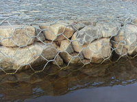 Panier gabion galvanisé à chaud avec revêtement PVC, taille personnalisée, en treillis métallique pour aménagement paysager et construction de riviers – Fournisseur direct usine