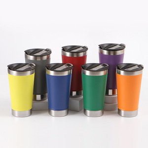 Tasse à bière thermique 17oz café isolé gobelet à bière vin café tasse à bière avec ouvre-bouteille - Product Image 1