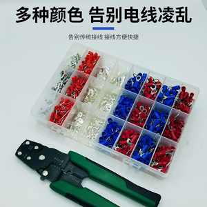 Kit de terminaison Nuoyifan 24-en-1, pince à sertir multifonctionnelle, 1000 pièces, boîte en plastique, déconnexion rapide en cuivre pur - Product Image 4