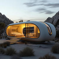 Maison modulaire moderne sur mesure de 20 pieds, maisons préfabriquées, mini-maisons, espace de villégiature, hôtel capsule