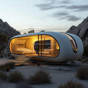 Casa modulare moderna su misura di 20ft <span class=keywords><strong>case</strong></span> <span class=keywords><strong>prefabbricate</strong></span> piccola casa Resort spazio Hotel Capsule House - Product Image 3