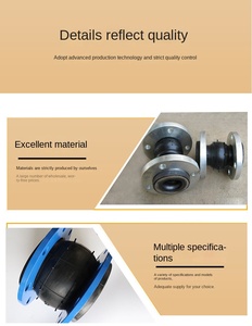 Tùy chỉnh hiệu suất cao <span class=keywords><strong>EPDM</strong></span> thép carbon mặt bích linh hoạt cao su mở rộng doanh phụ kiện đường ống mềm cao su doanh - Product Image 4